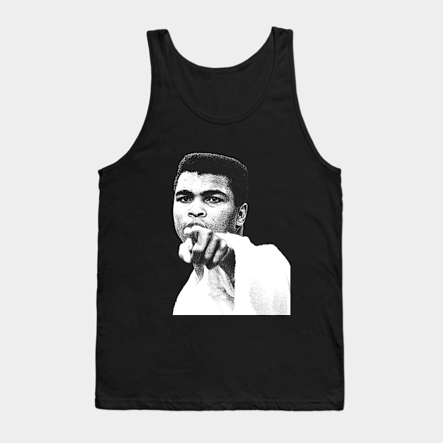 Muhammad ali - Retro 80s Tank Top by idontwannawait